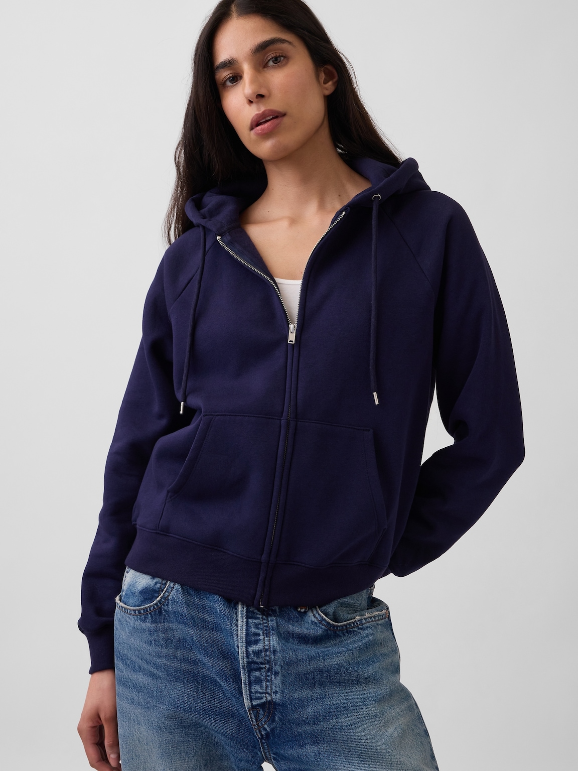 VintageSoft Zip Hoodie