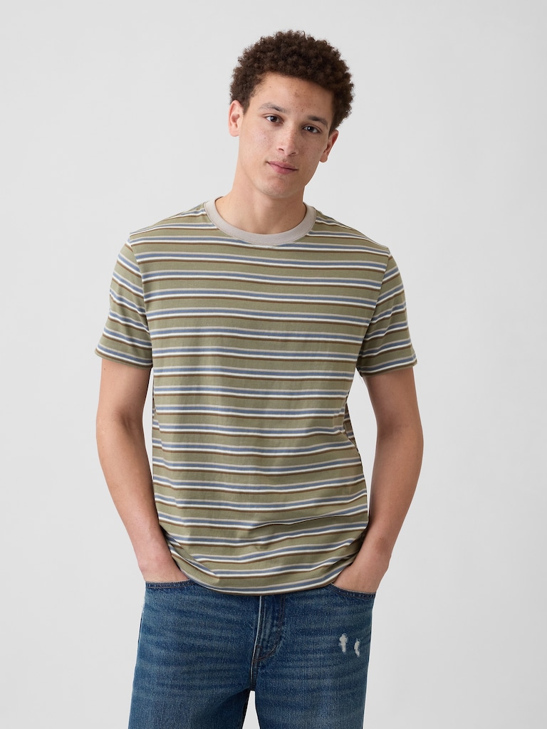 Everyday Soft Stripe Crewneck T-Shirt