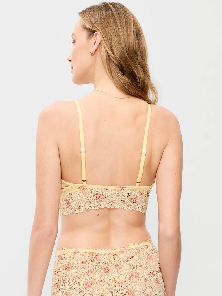 Lace Longline Bralette