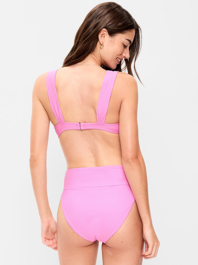 Haut de maillot de bain cintré