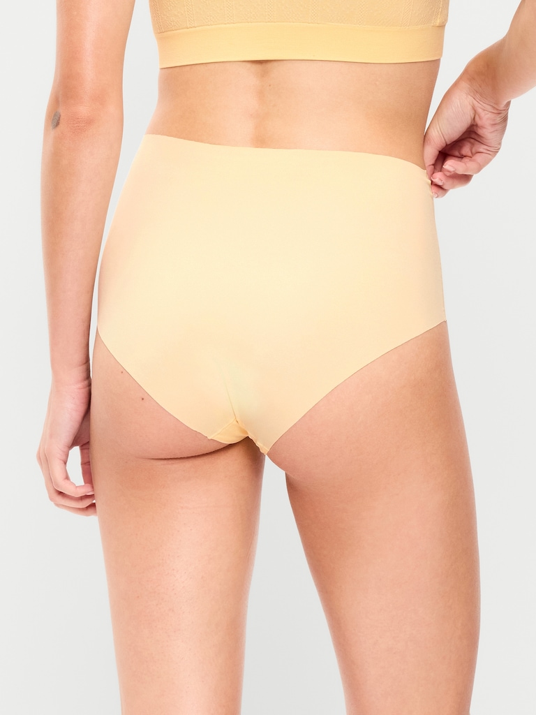 High-Waisted No-Show Brief Underwear