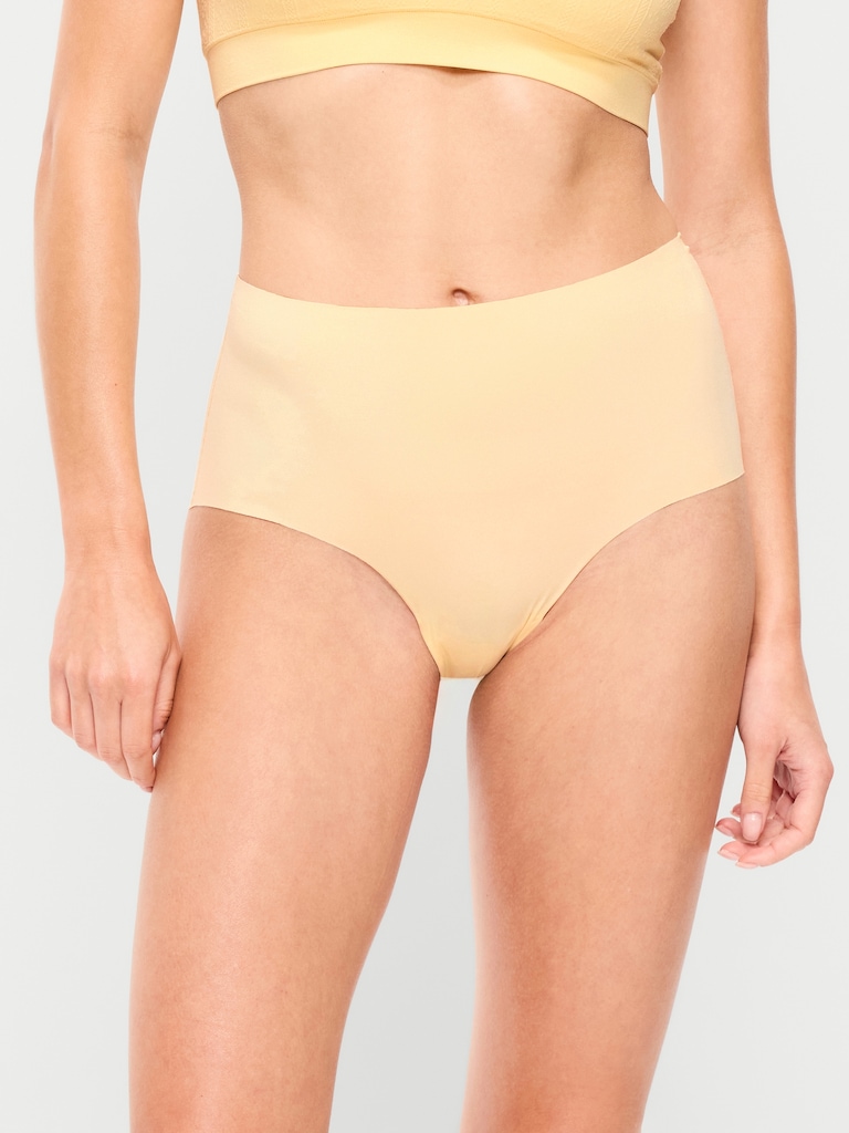 High-Waisted No-Show Brief Underwear