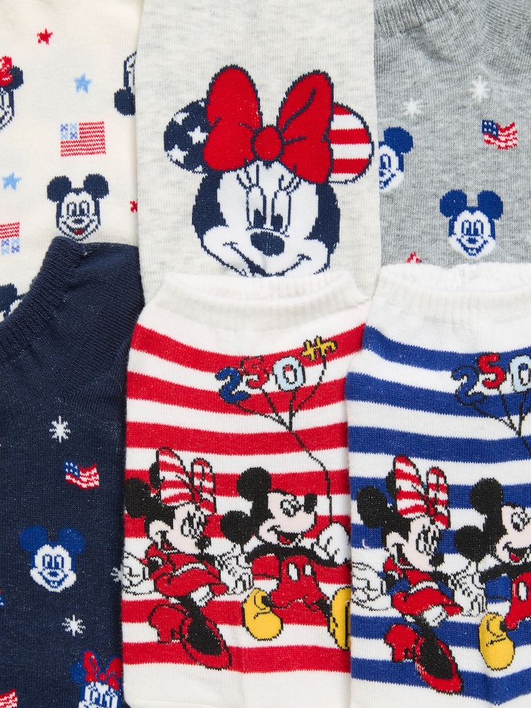 Disney© 6-Pack Novelty Ankle Socks for Women