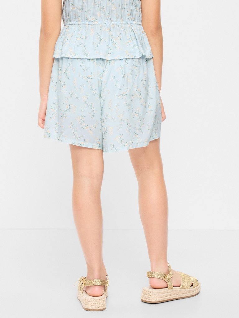 Printed Pull-On Shorts for Girls
