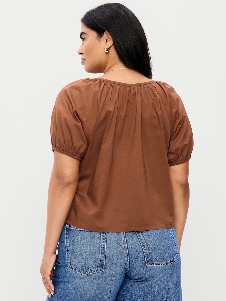 Airy Button-Down Top