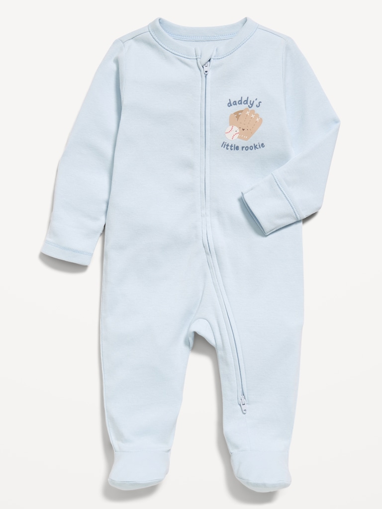 2-Way-Zip Sleep & Play Footed One-Piece for Baby