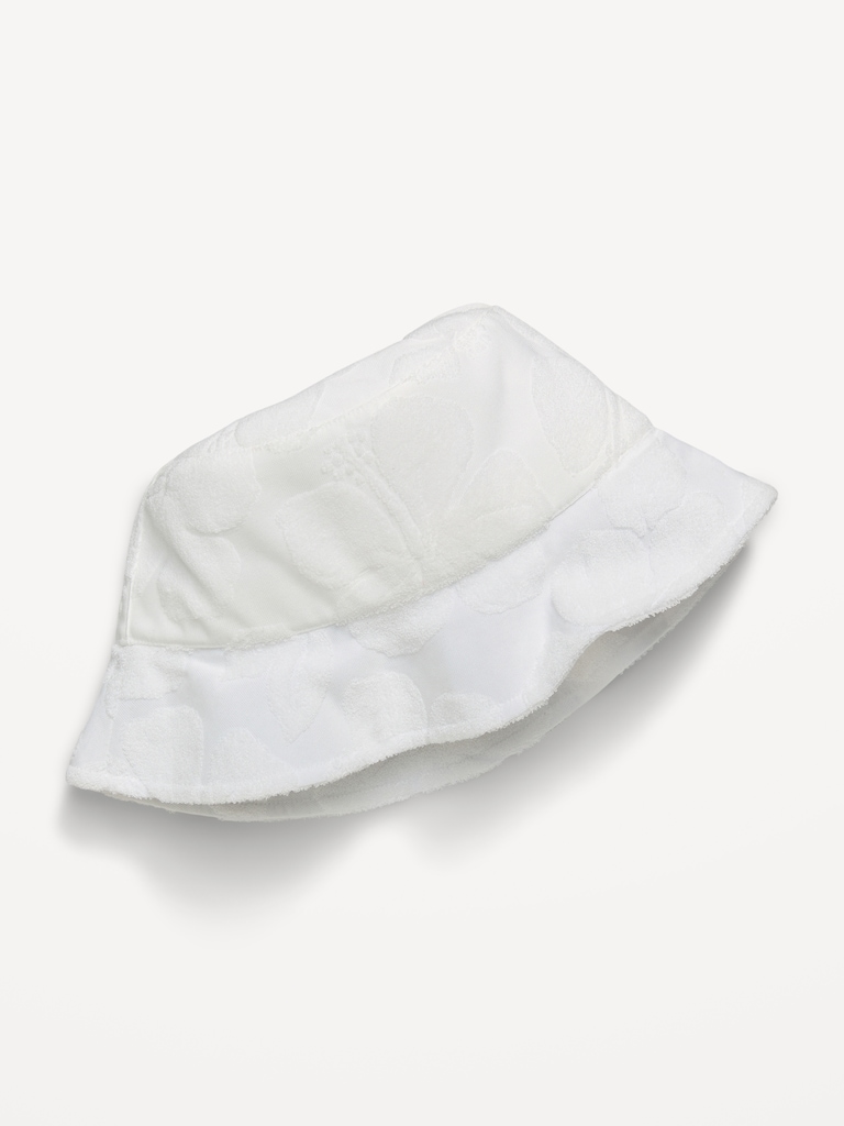 Chapeau cloche en jersey bouclette pour fille