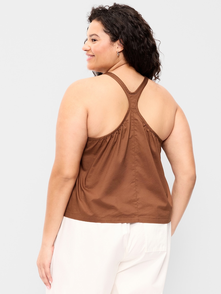 Sleeveless Trapeze Tank Top