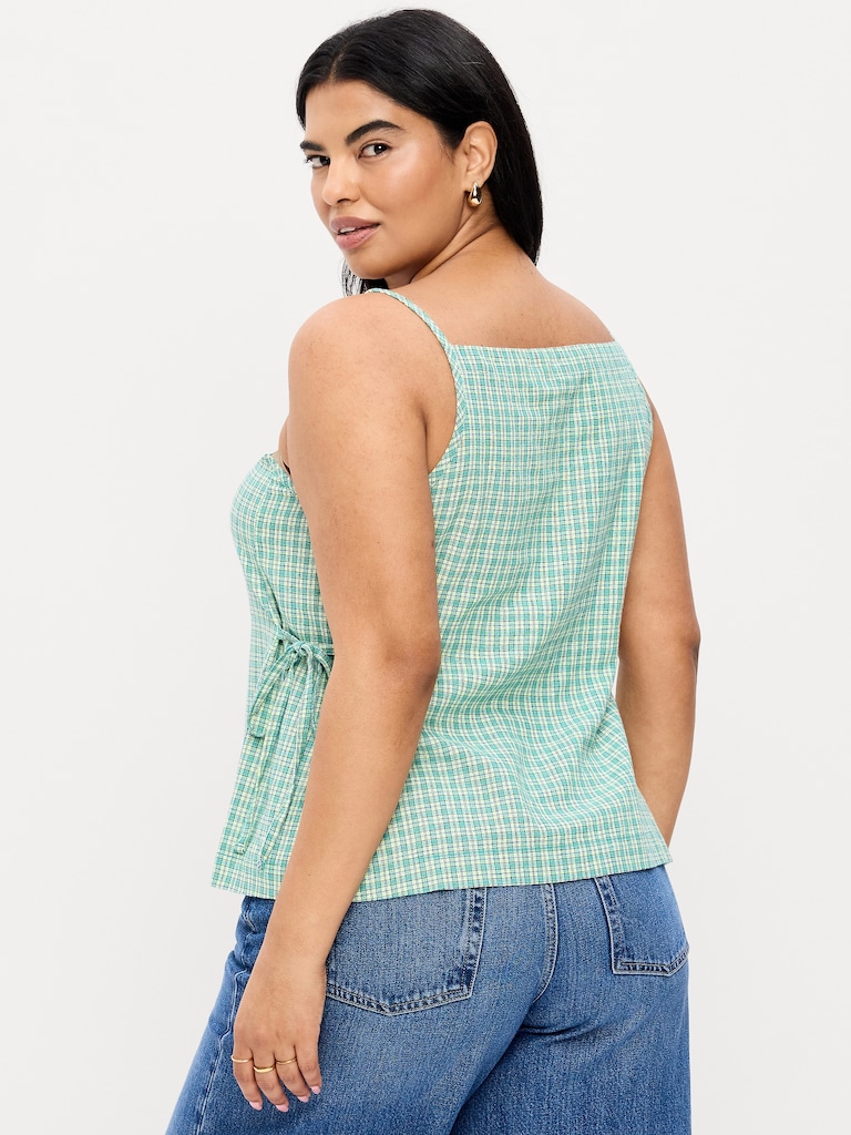 Apron Side-Tie Tank Top