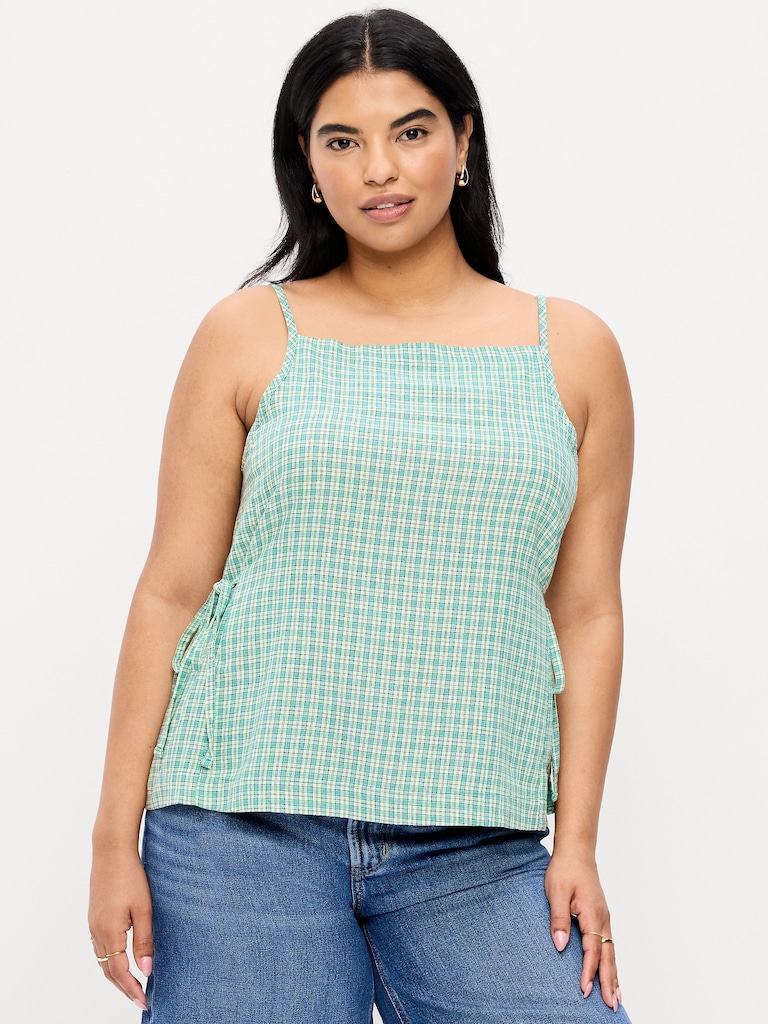 Apron Side-Tie Tank Top