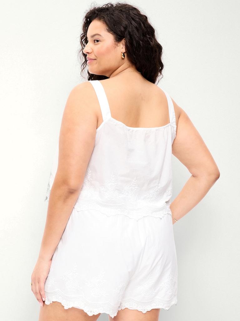 Tie-Front Cami Tank Top