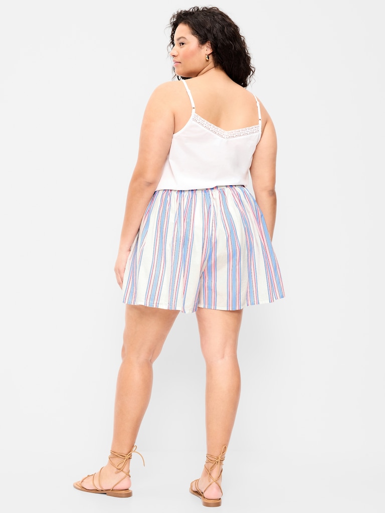 High-Waisted Drapey Skirt Short