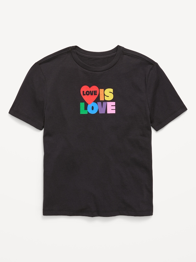 Short-Sleeve Pride Graphic T-Shirt for Boys