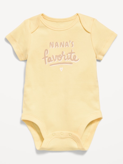 Unisex Unisex Short-Sleeve Graphic Bodysuit for Baby on clearance at Old Navy — 50% off