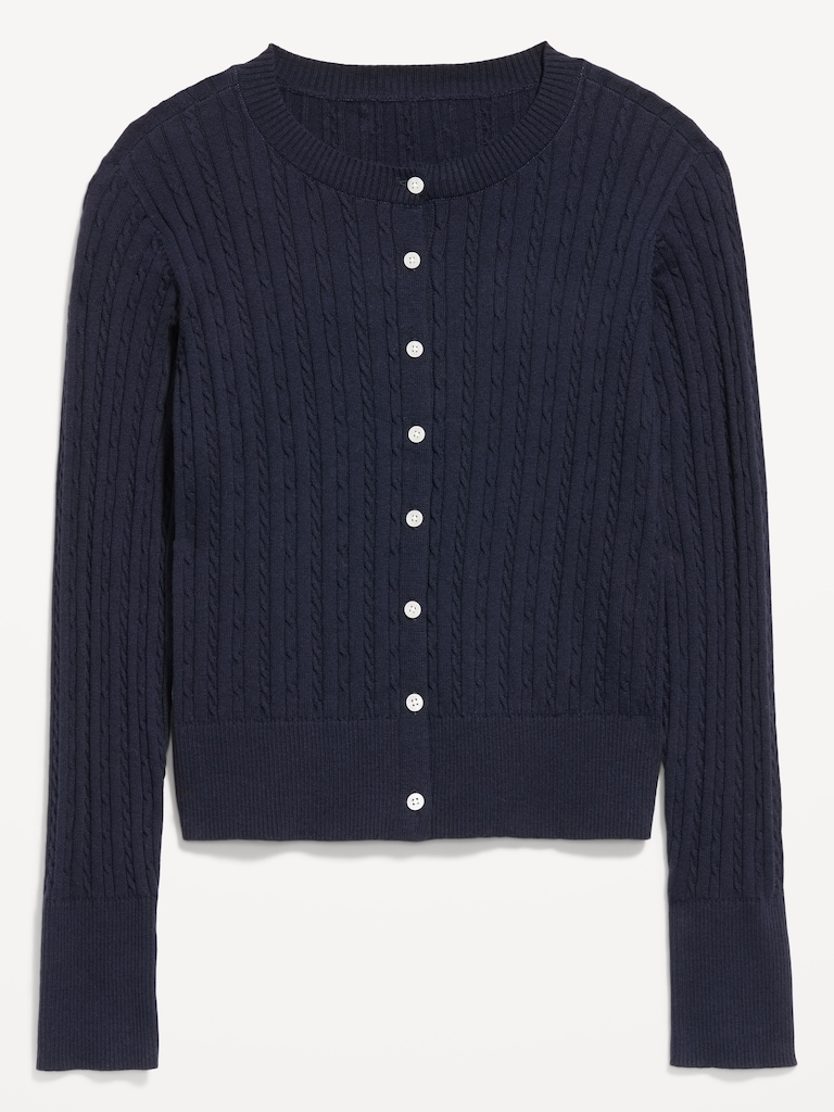 SoSoft Crew-Neck Cardigan Sweater
