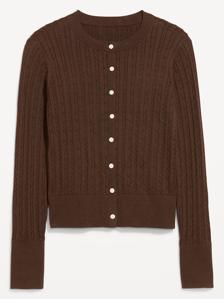 SoSoft Crew-Neck Cardigan Sweater