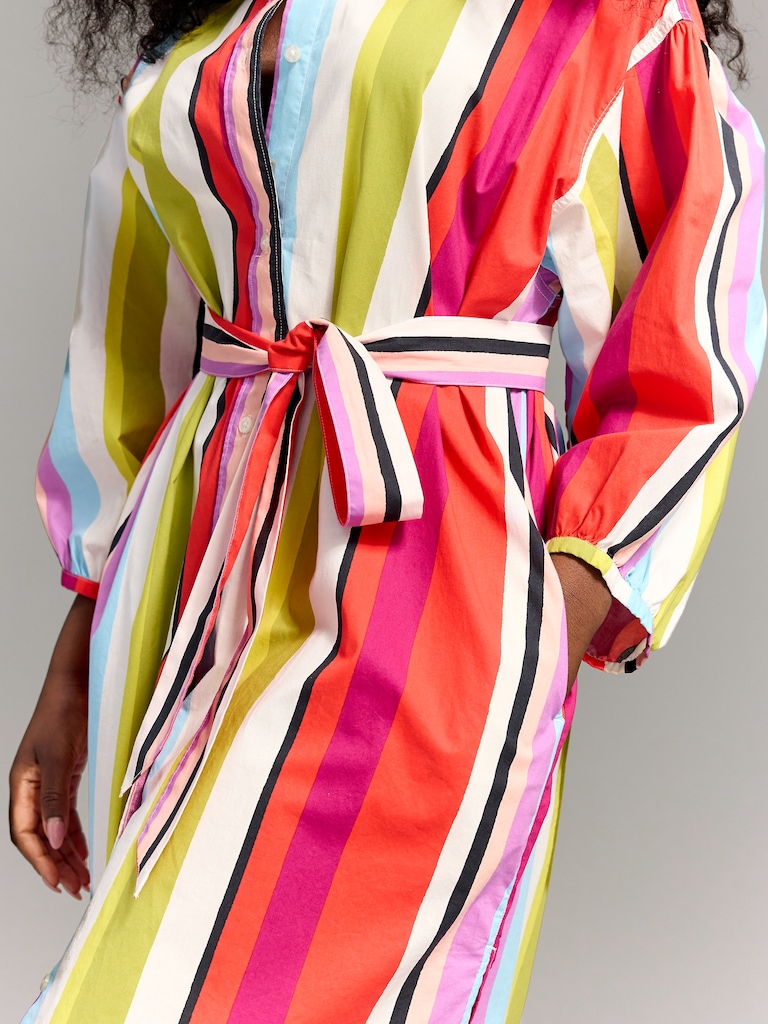 Old Navy x Christopher John Rogers Maxi Shirt Dress