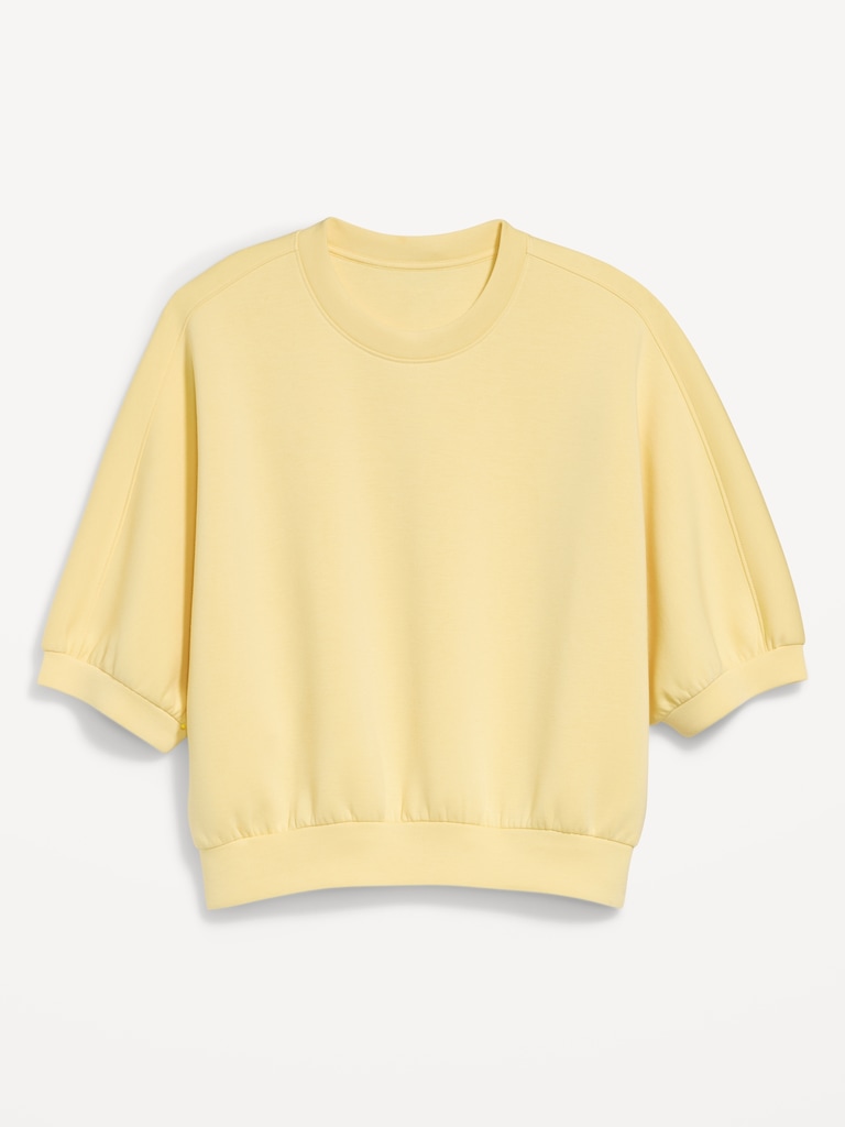 Bounce Fleece Dolman-Sleeve Top