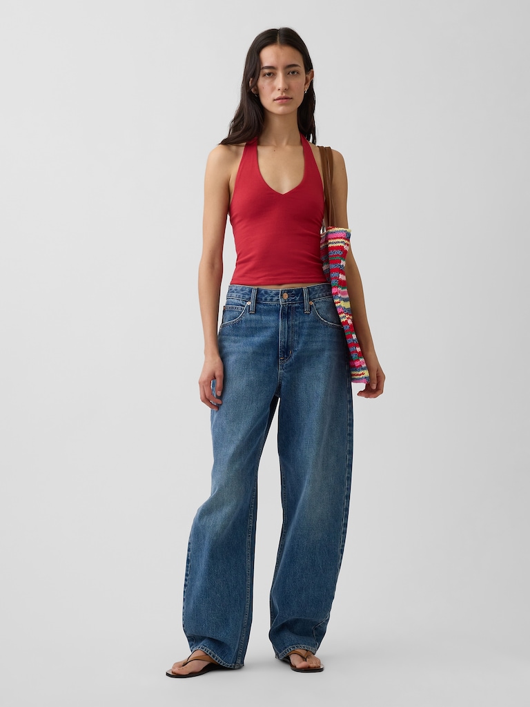 CloseKnit Halter Crop Top