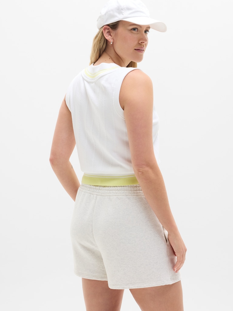 Forever Fleece Mid Rise 4" Short