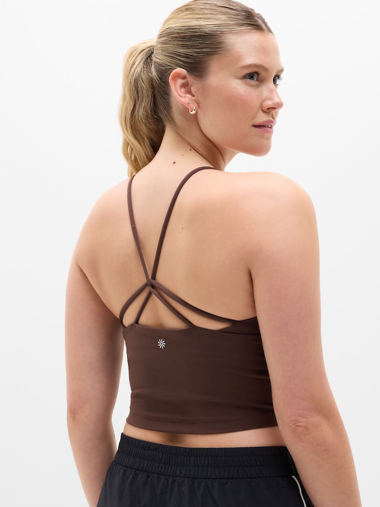 Transcend Thin Strap Crop Bra