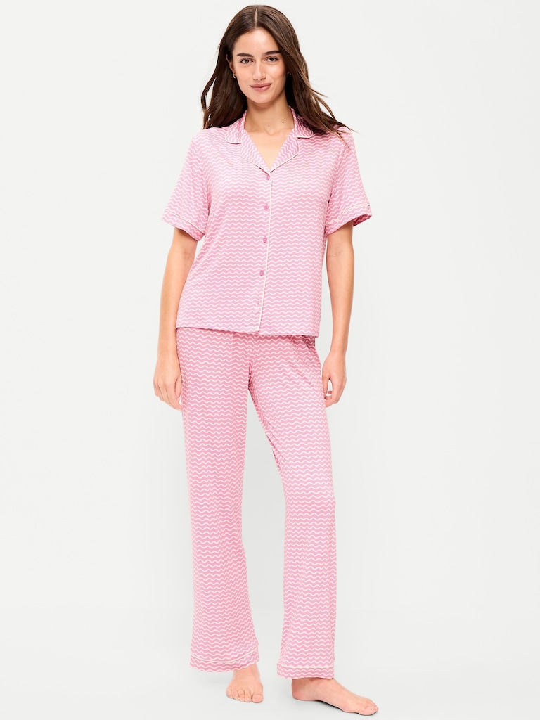 Sunday Sleep Knit Jersey Pant Set