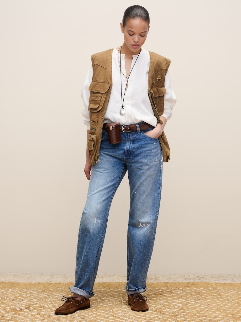 Archive Reissue Popover Shirt in Linen