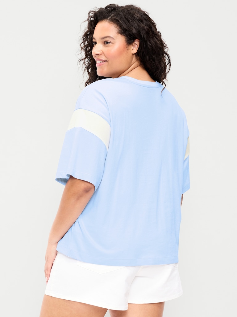 Short-Sleeve Loose Crew-Neck T-Shirt