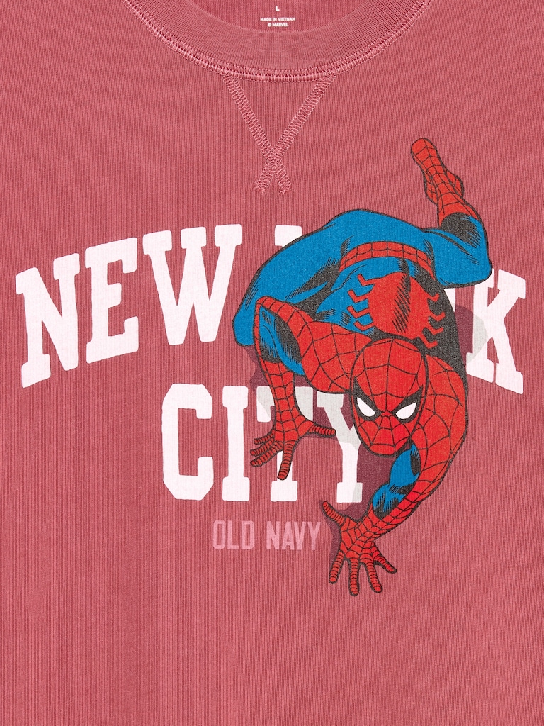 Old Navy x Marvel Spider-Man Boxy Heavyweight Graphic T-Shirt for Men