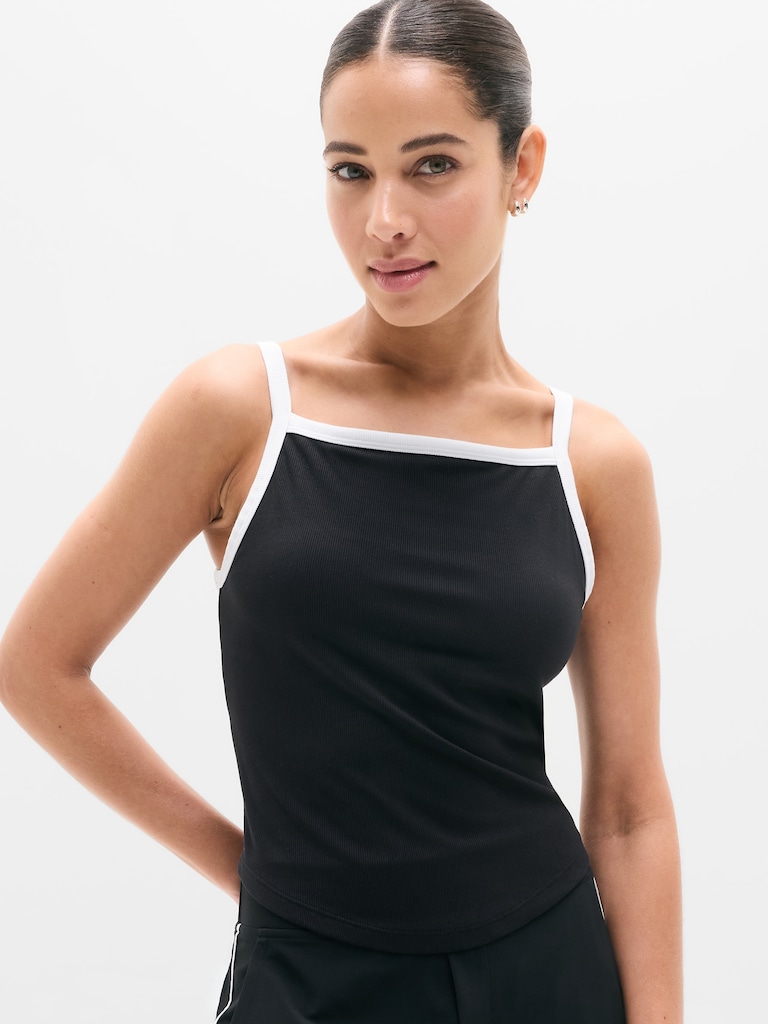 Signature Rib Apron Support Top