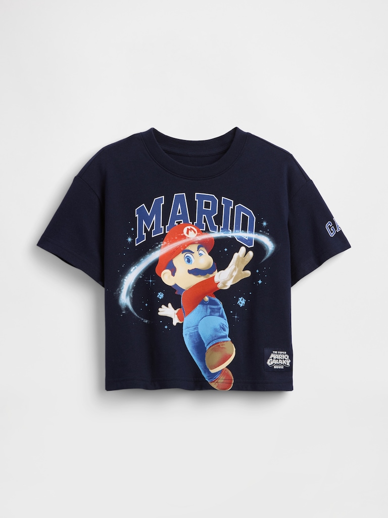 Toddler Super Mario Oversized Graphic T-Shirt
