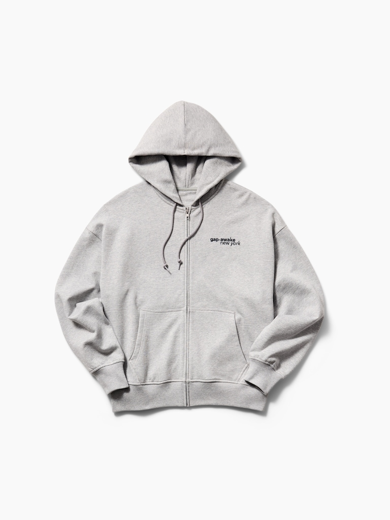 Gap × Awake NY Heavyweight Oversized Logo Zip Hoodie