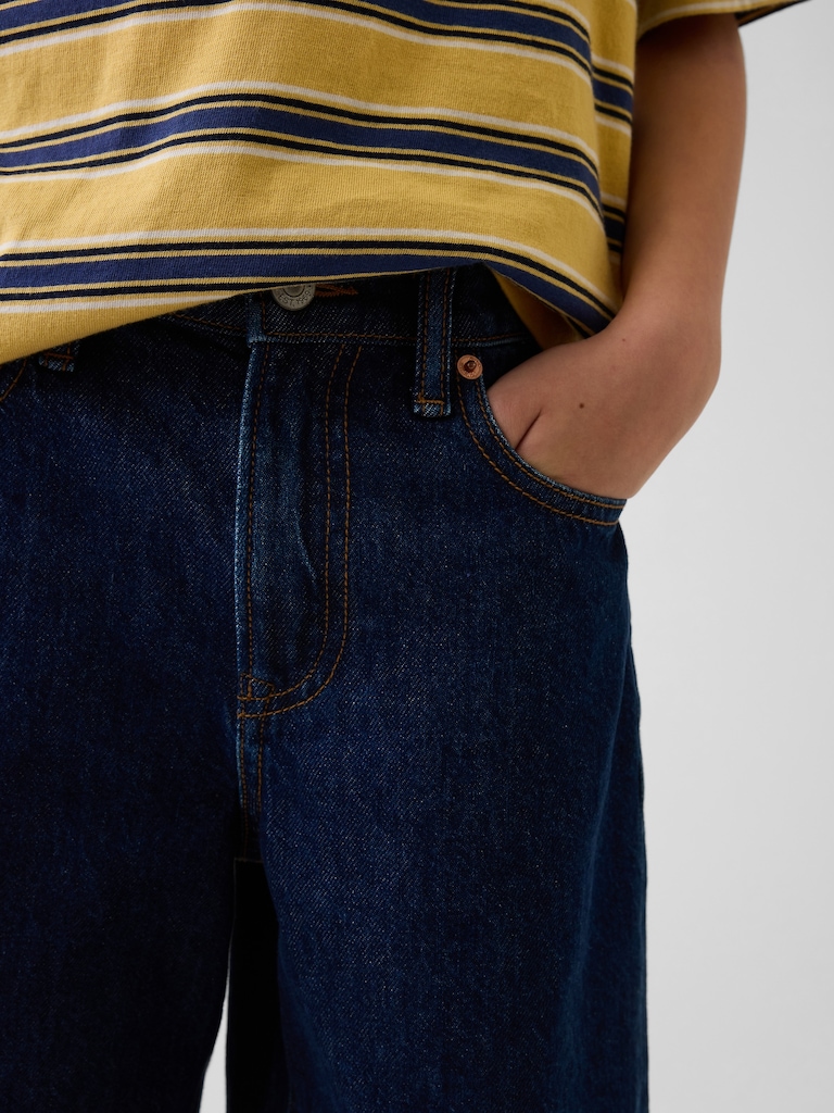 Kids Baggy Denim Shorts
