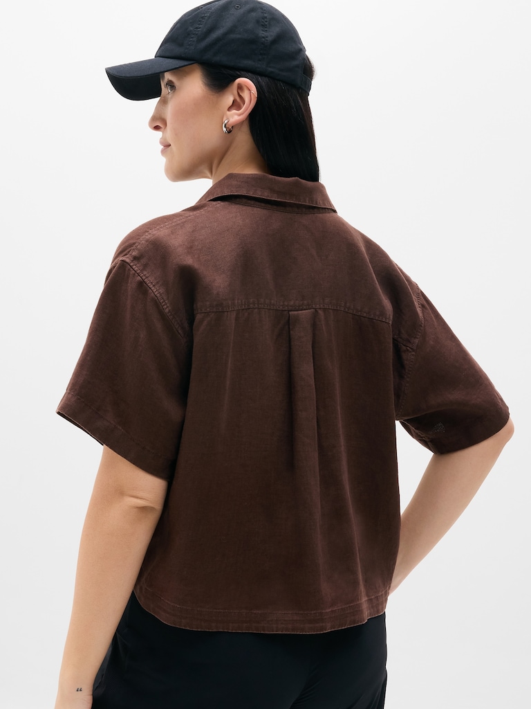 Retreat Linen Short Sleeve Shirt