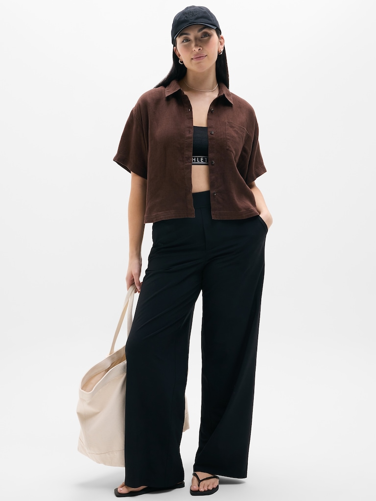 Retreat Linen Short Sleeve Shirt