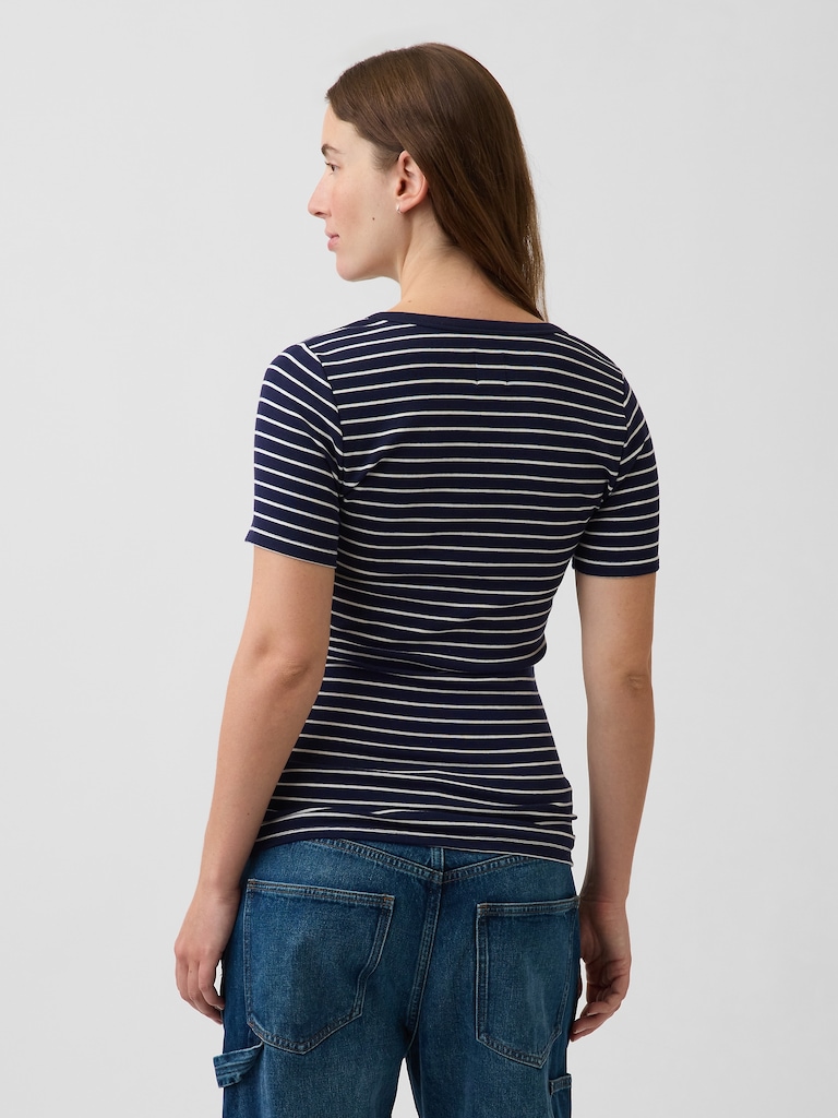 Maternity Modern Crewneck T-Shirt