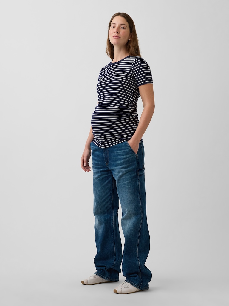Maternity Modern Crewneck T-Shirt