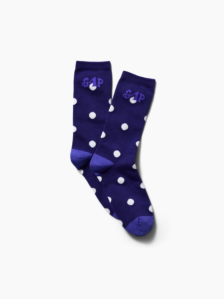 Gap × Awake NY Logo Dotted Crew Socks