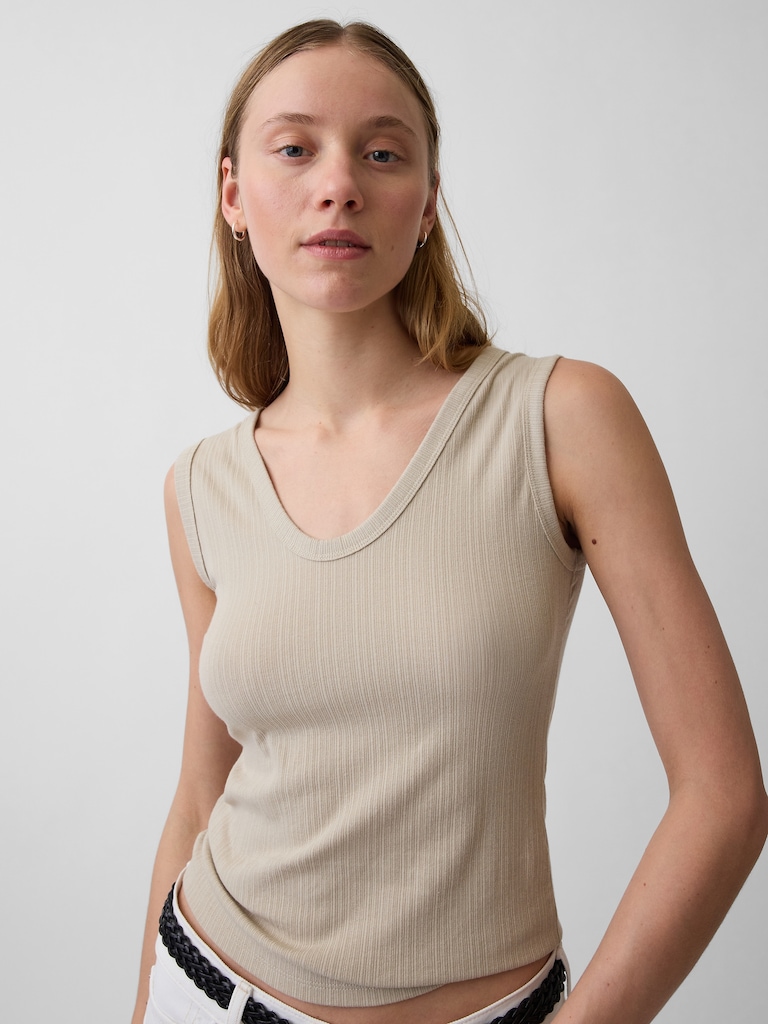 Modern Rib Tank Top