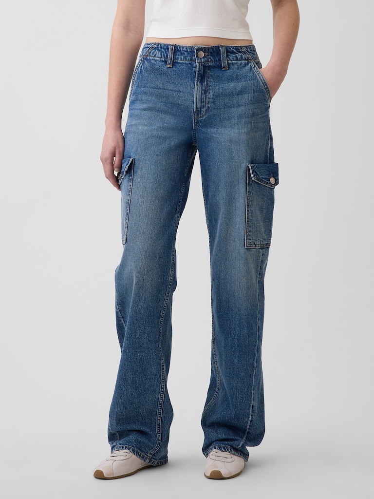 Low Rise '90s Loose Cargo Jeans