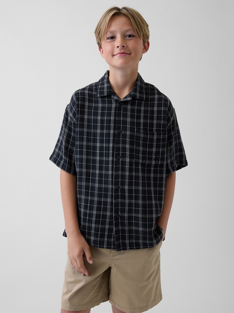 Kids Cotton Gauze Shirt