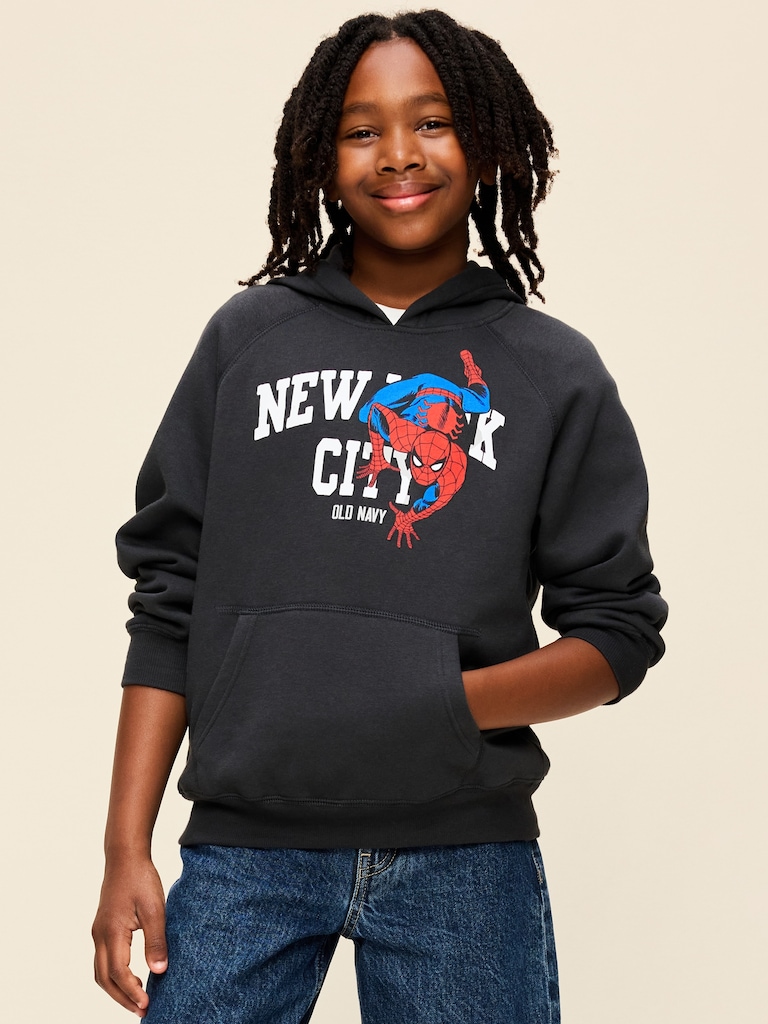 Old Navy x Marvel Spider-Man Oversized Pullover Hoodie for Boys