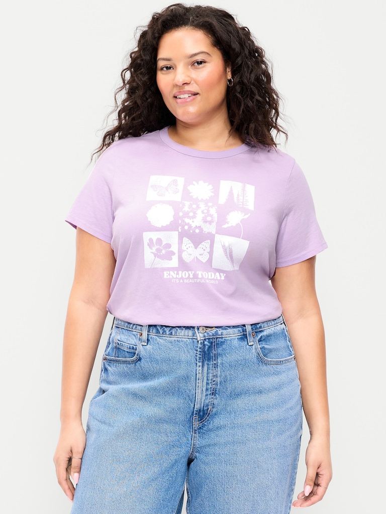 EveryWear Crew-Neck Logo-Graphic T-Shirt