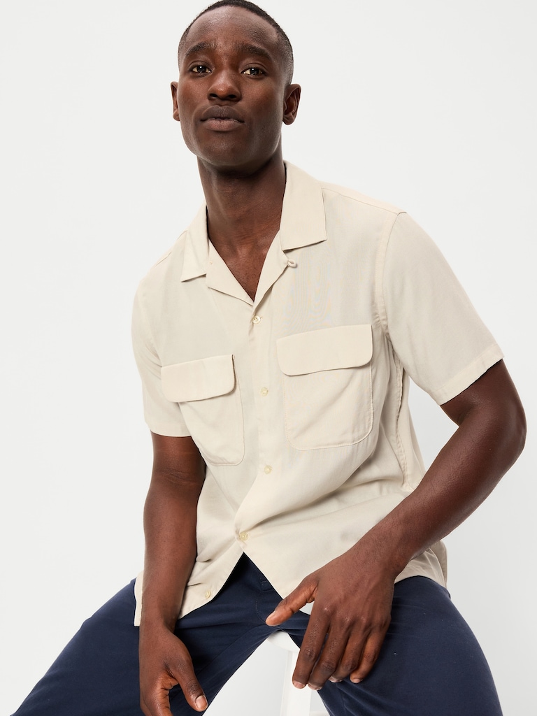 Short-Sleeve Camp Shirt