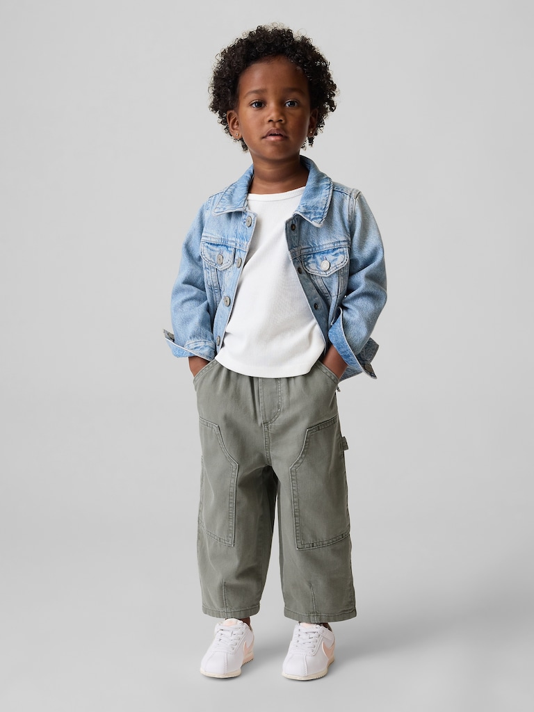 Baby & Toddler Pull-On Barrel Carpenter Jeans
