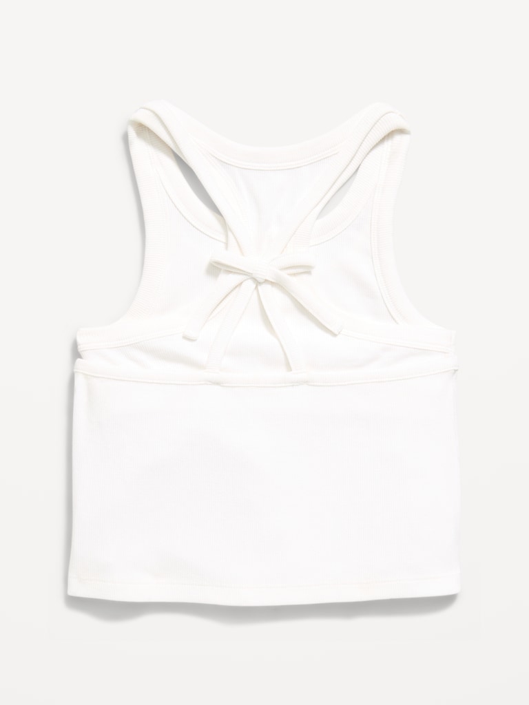 2-In-1 Ribbed Tank Top for Girls