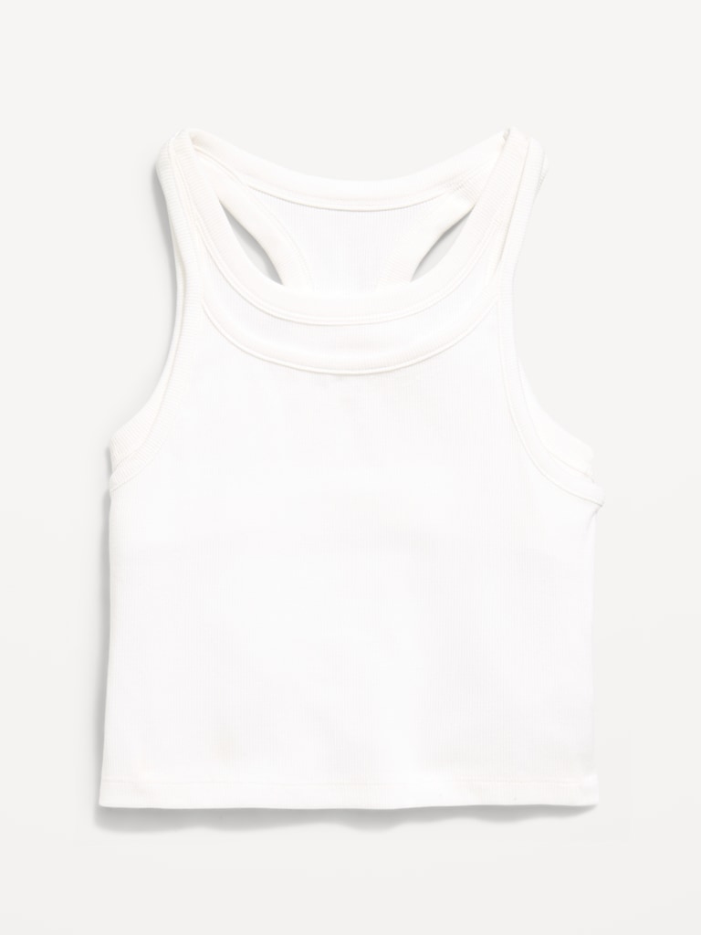 2-In-1 Ribbed Tank Top for Girls