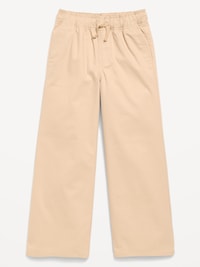 School Uniform Baggy Wide-Leg Pull-On Pants for Girls
