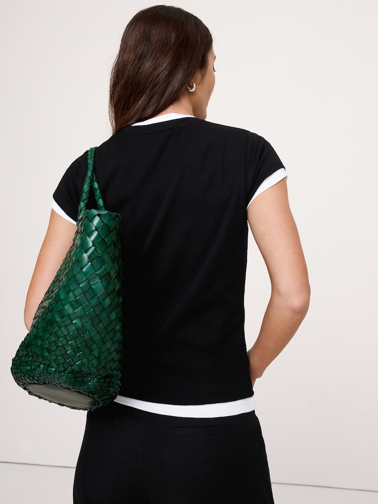 Airy Cotton Layered T-Shirt