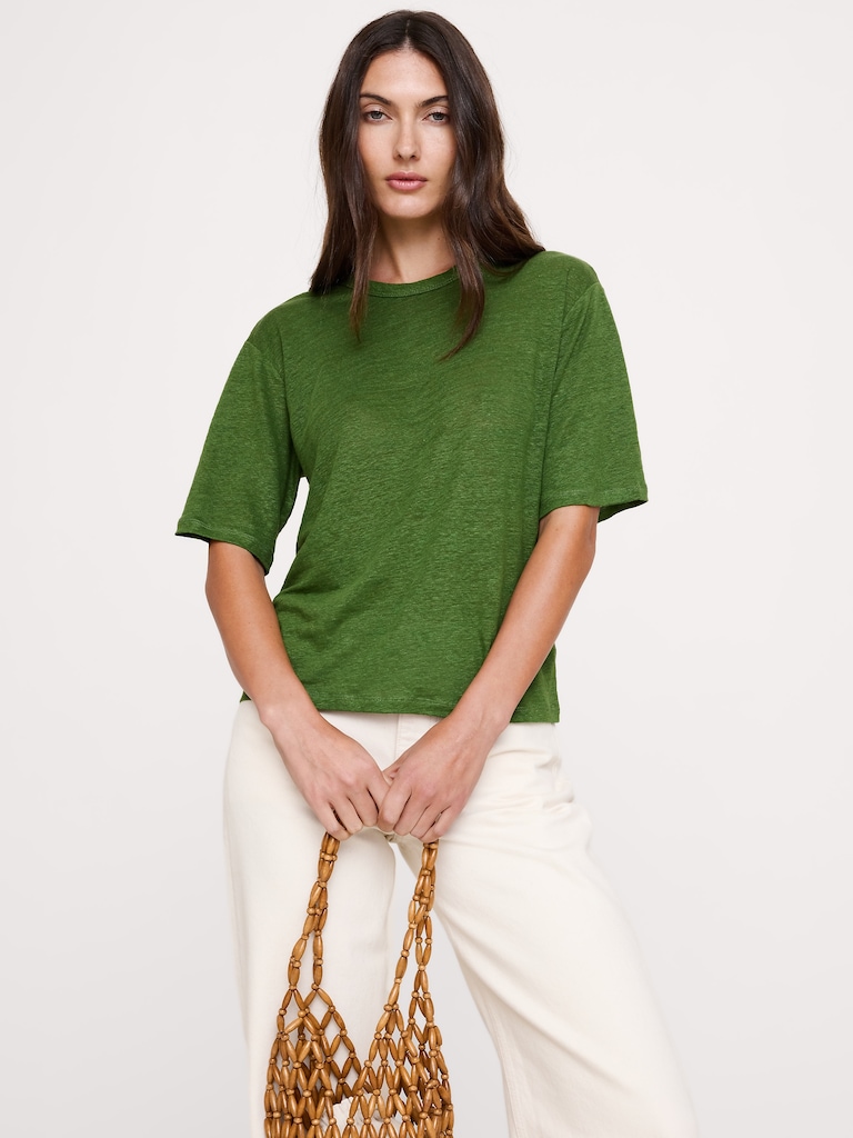 Relaxed Linen T-Shirt
